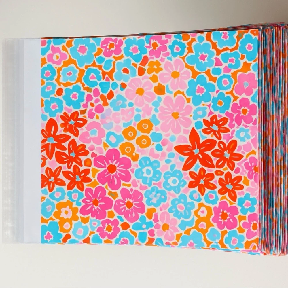 Qty10 Floral 10”X13” Poly mailers